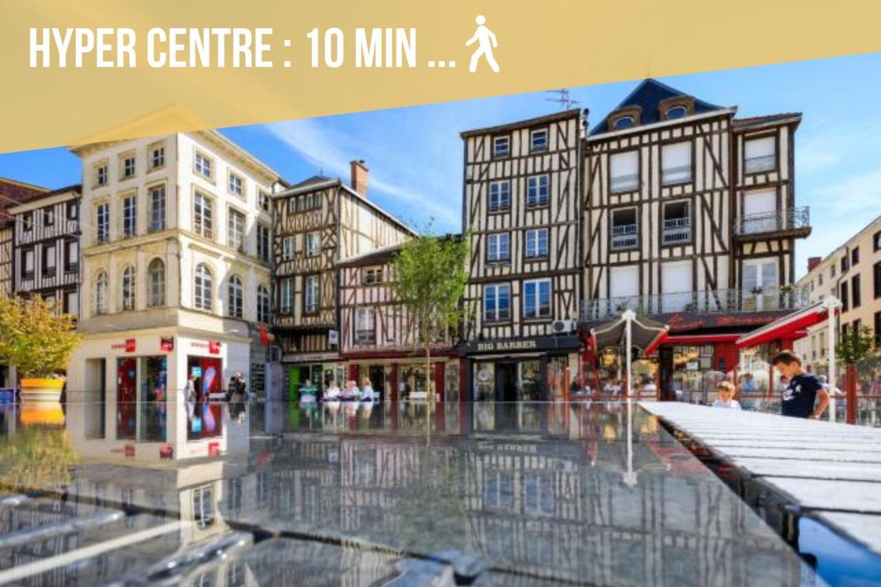 Soleil D'Ete - Netflix & Wifi - Balcon - Climatisation - Parking Gratuit - Check-In 24H24 - Emplacement Velos - Goodmarning Châlons-en-Champagne Kültér fotó