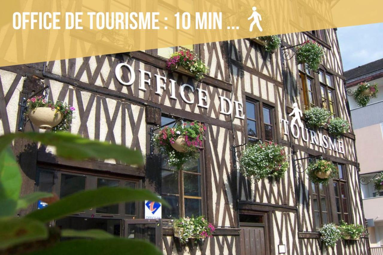 Soleil D'Ete - Netflix & Wifi - Balcon - Climatisation - Parking Gratuit - Check-In 24H24 - Emplacement Velos - Goodmarning Châlons-en-Champagne Kültér fotó